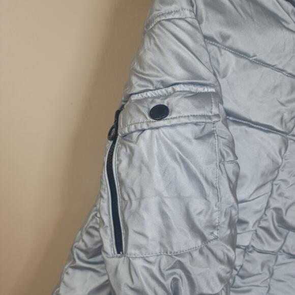 Noize Silver Lexi Puffer Coat Size M - Picture 6 of 10